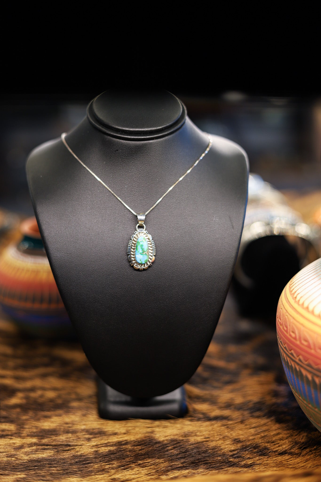 Sierra Green Turquoise Necklace