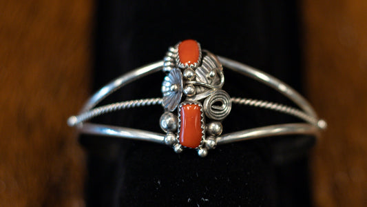 Coral Whisper Cuff