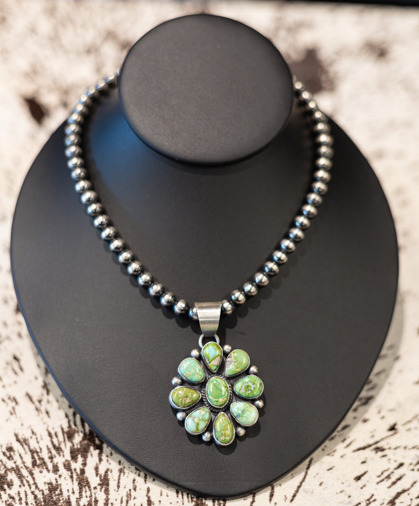 Green Mesa Blossom Necklace