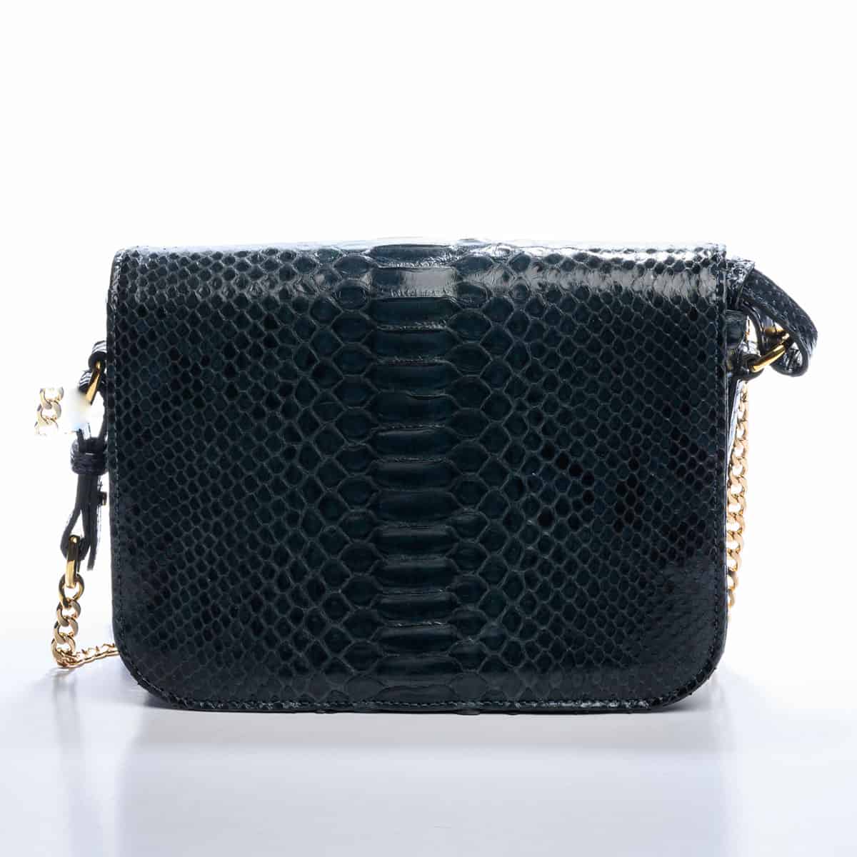 Monte Carlo Chain Bag, Black Python
