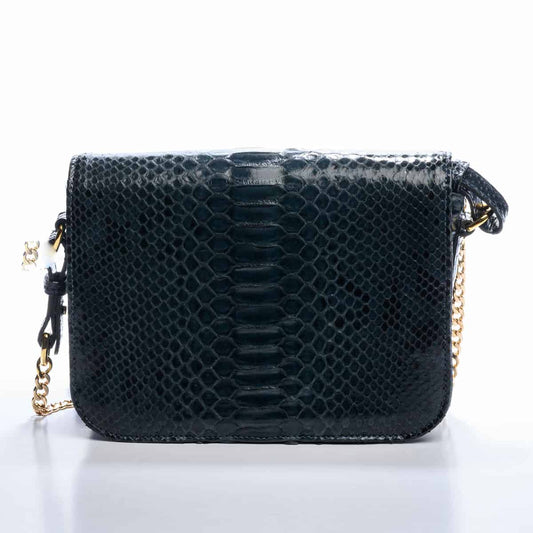 Monte Carlo Chain Bag, Black Python