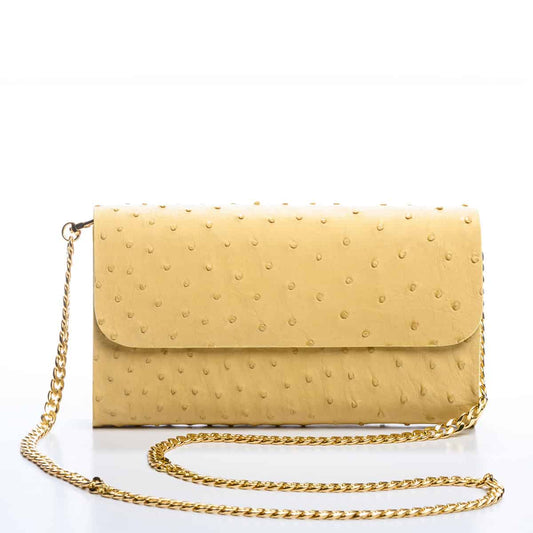 patrice clutch (Ivory Ostrich)